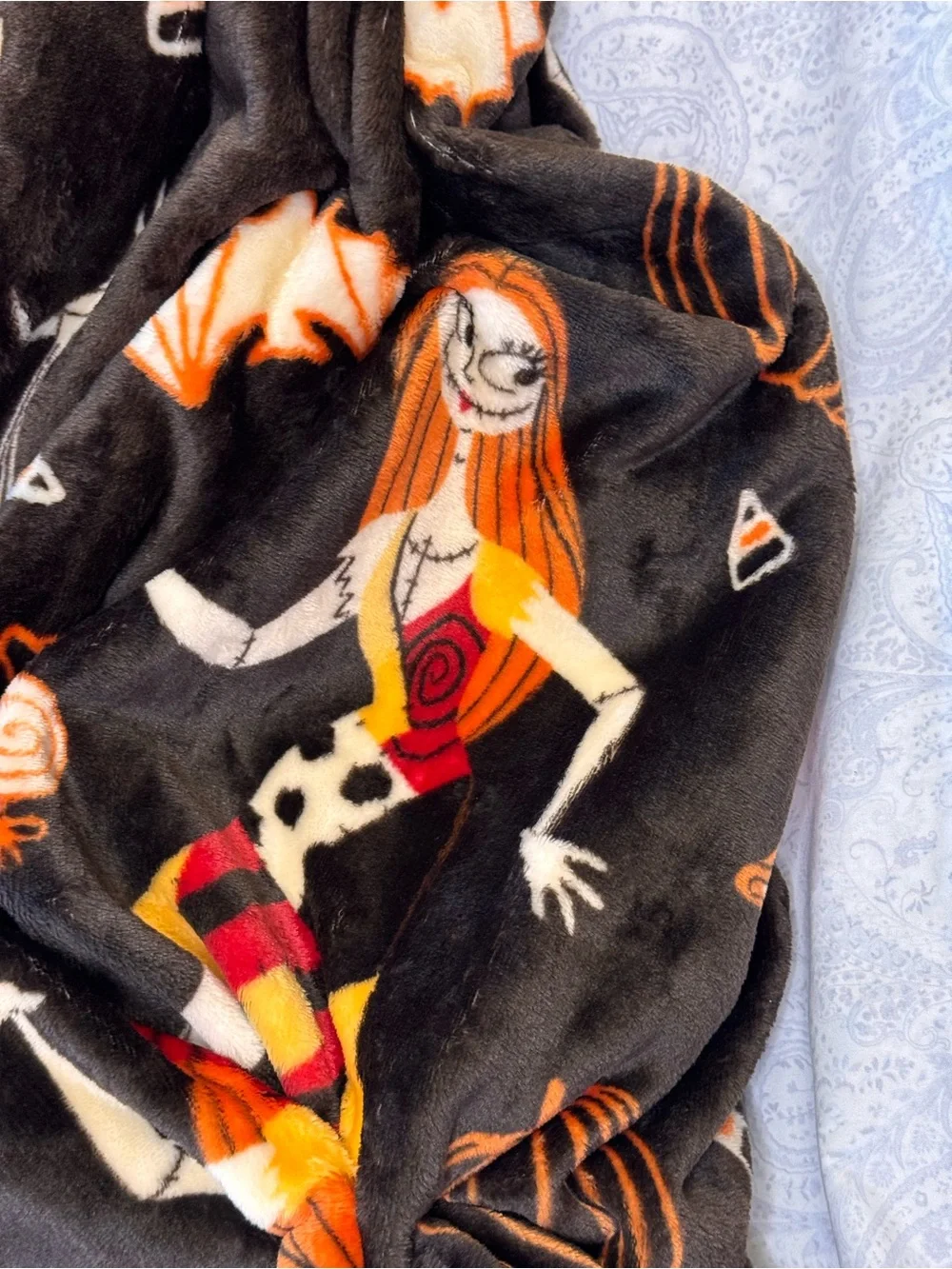 Disney Jack & Sally The Nightmare Before Christmas Thick Super Soft Plush Throw